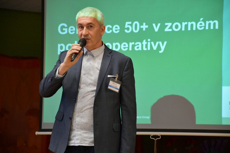 Ředitel MSSS v Mostě – p. o., Luboš Trojna, s přednáškou na téma Age management aneb Technologie v sociálních službách
